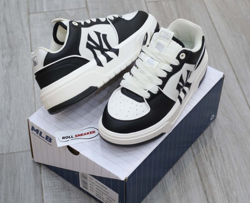 Giày MLB Chunky Liner Piano Black New York Yankees Auth