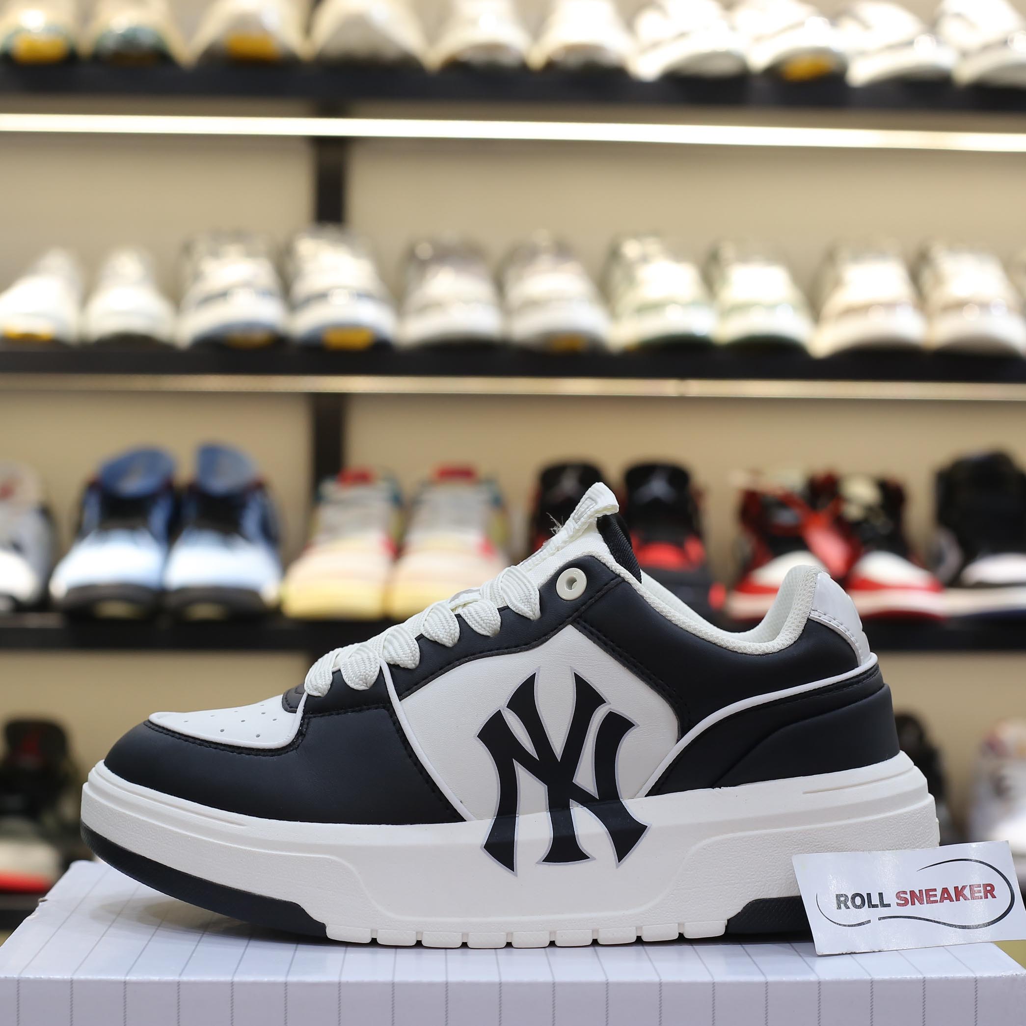 Giày MLB Chunky Liner Piano Black New York Yankees Auth