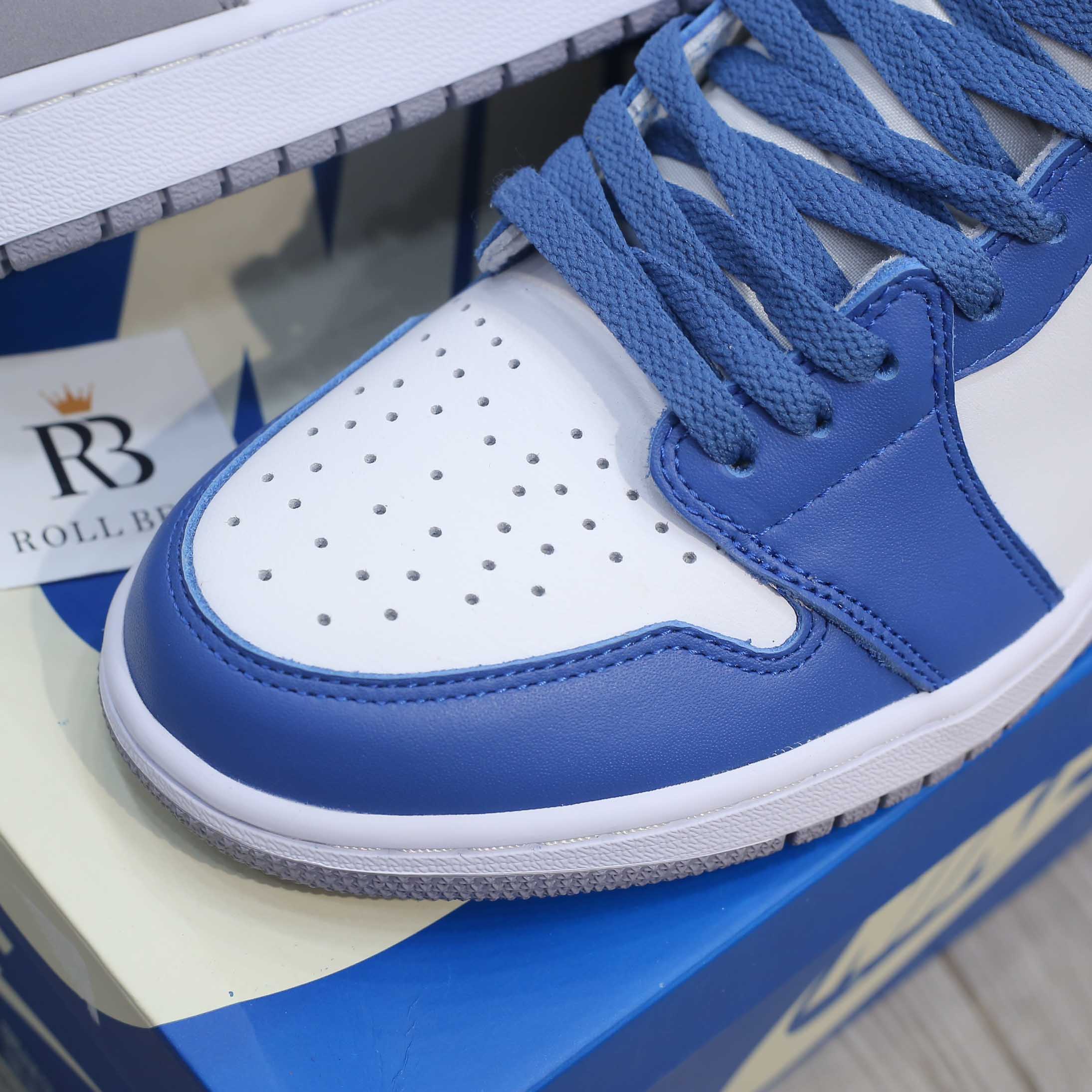 Giày Nike Air Jordan 1 High OG Retro True Blue Cement Best Quality