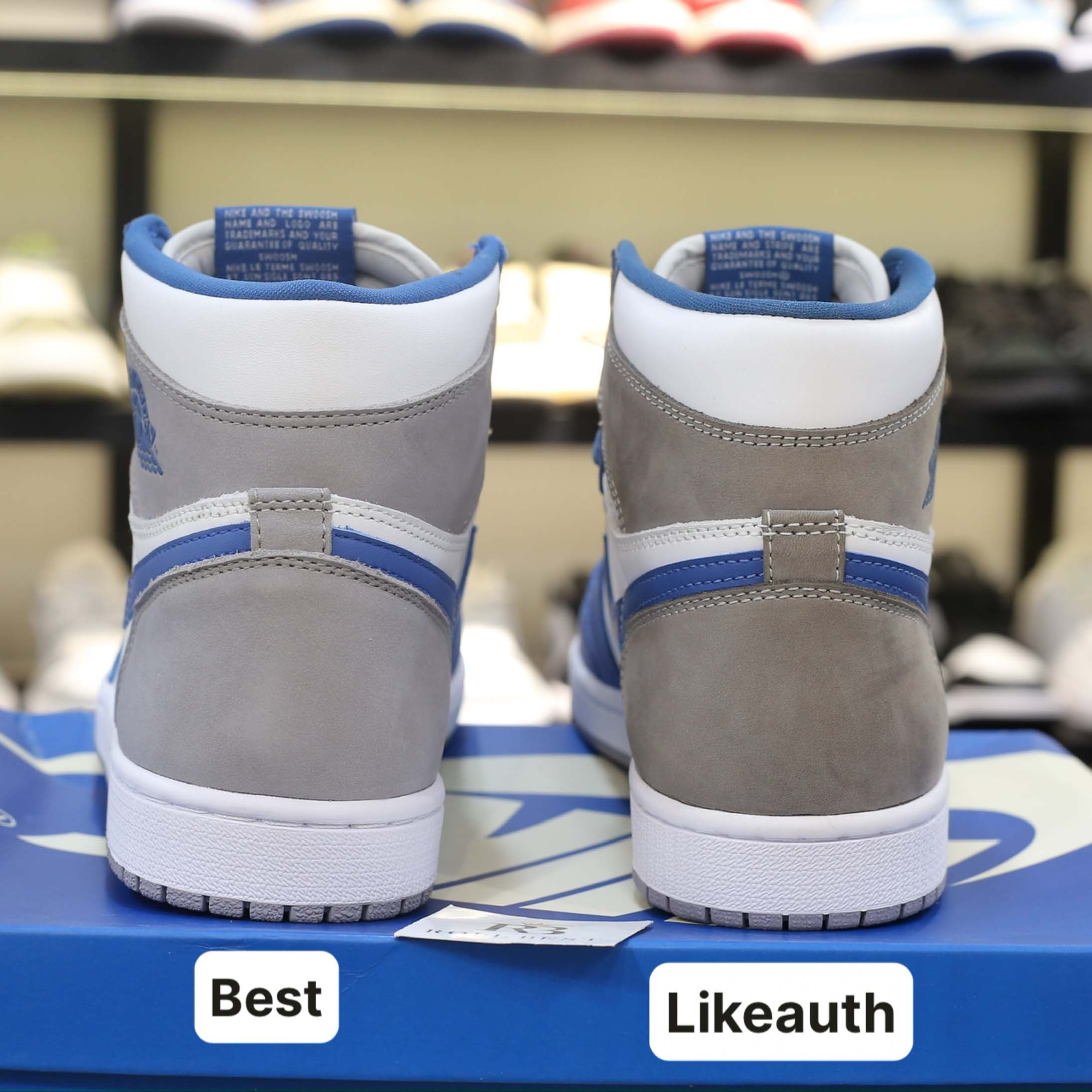 Giày Nike Air Jordan 1 High OG Retro True Blue Cement Best Quality