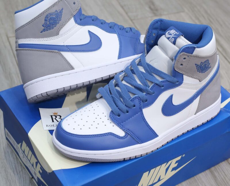 Giày Nike Air Jordan 1 High OG Retro True Blue Cement Best Quality