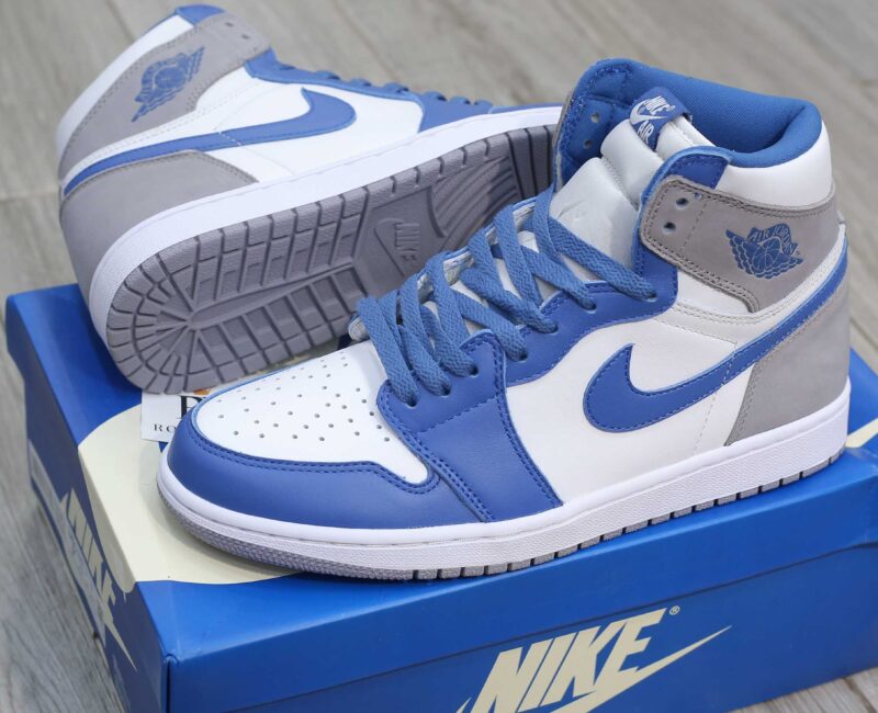 Giày Nike Air Jordan 1 High OG Retro True Blue Cement Best Quality