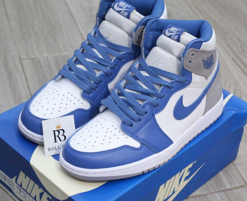 Giày Nike Air Jordan 1 High OG Retro True Blue Cement Best Quality