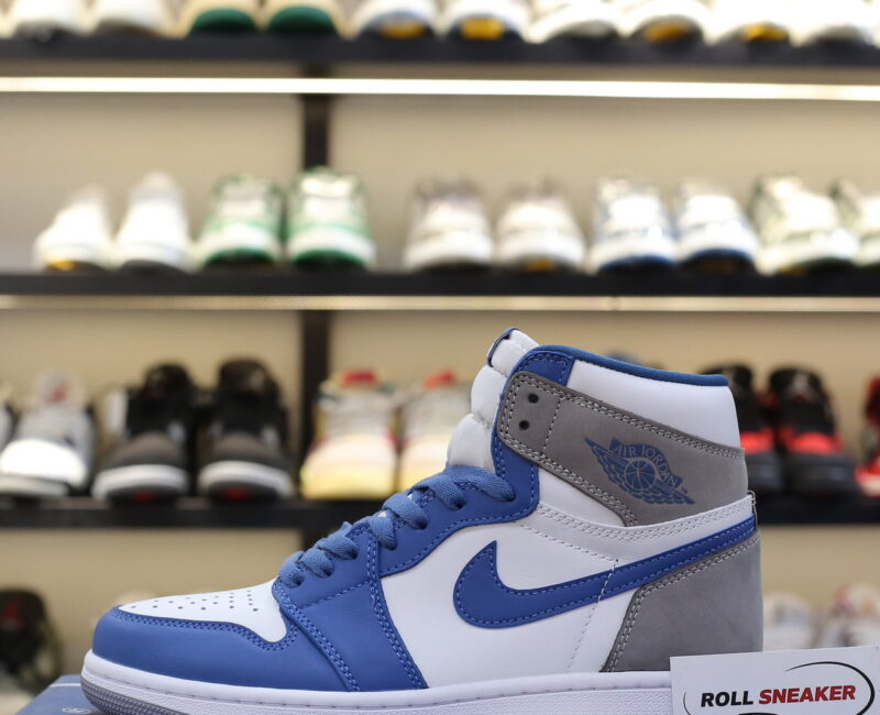 Giày Nike Air Jordan 1 High OG Retro True Blue Cement Like auth