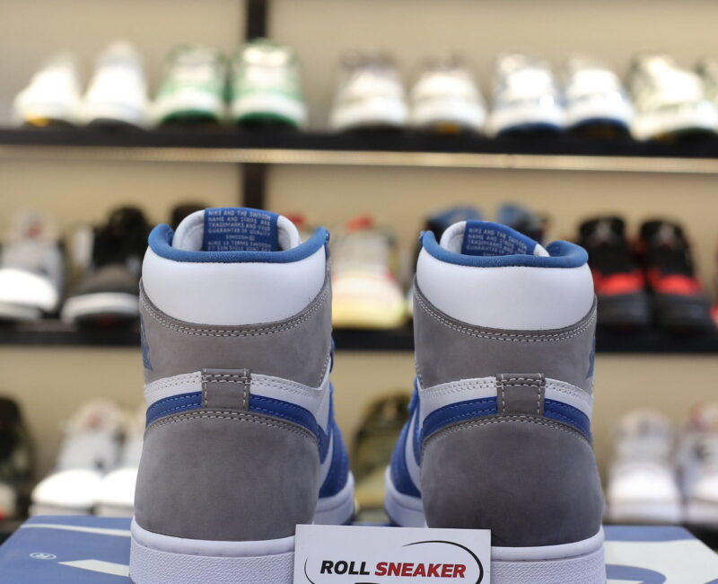 Giày Nike Air Jordan 1 High OG Retro True Blue Cement Like auth