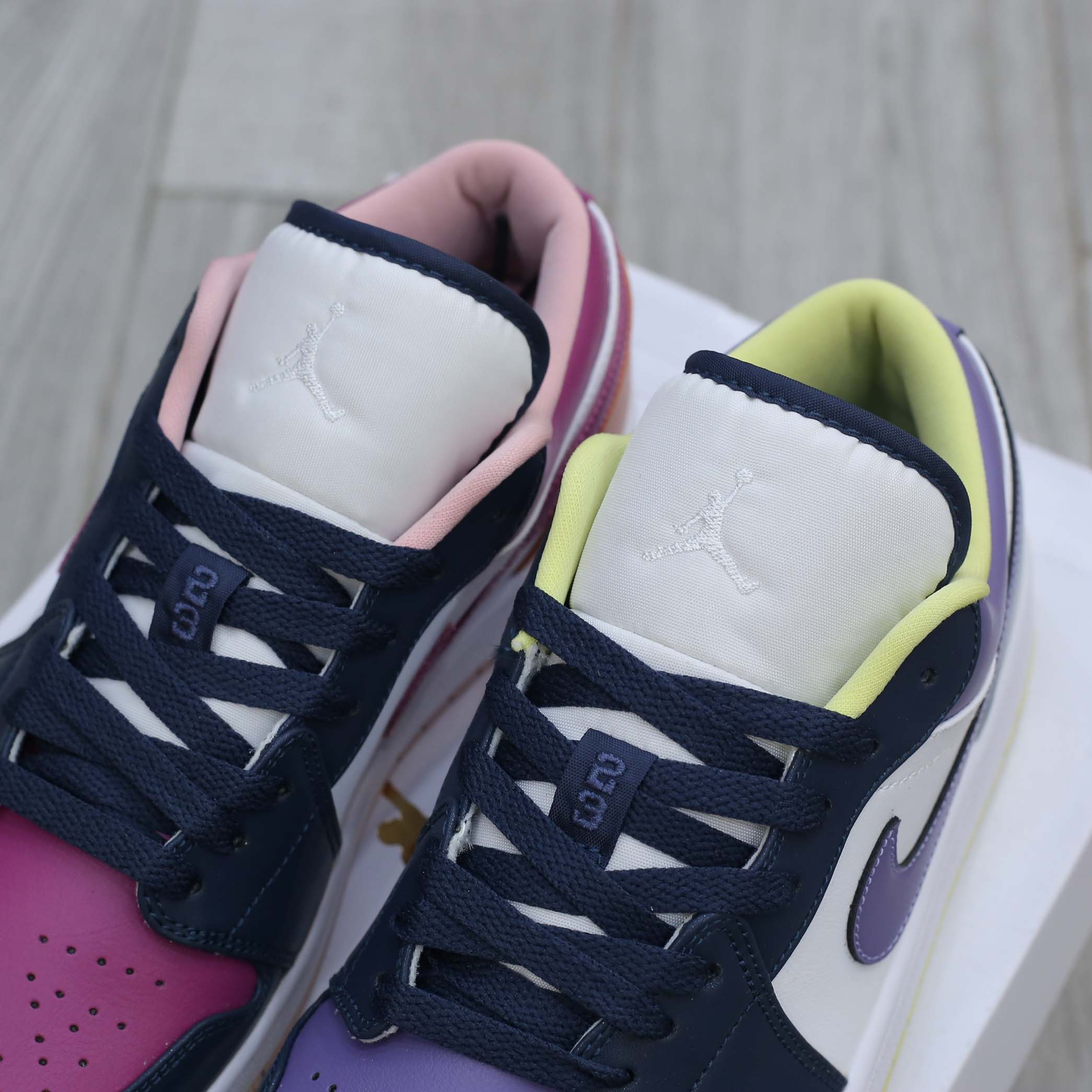 Giày Nike Air Jordan 1 Low ‘Mismatched Purple Magenta Best Quality