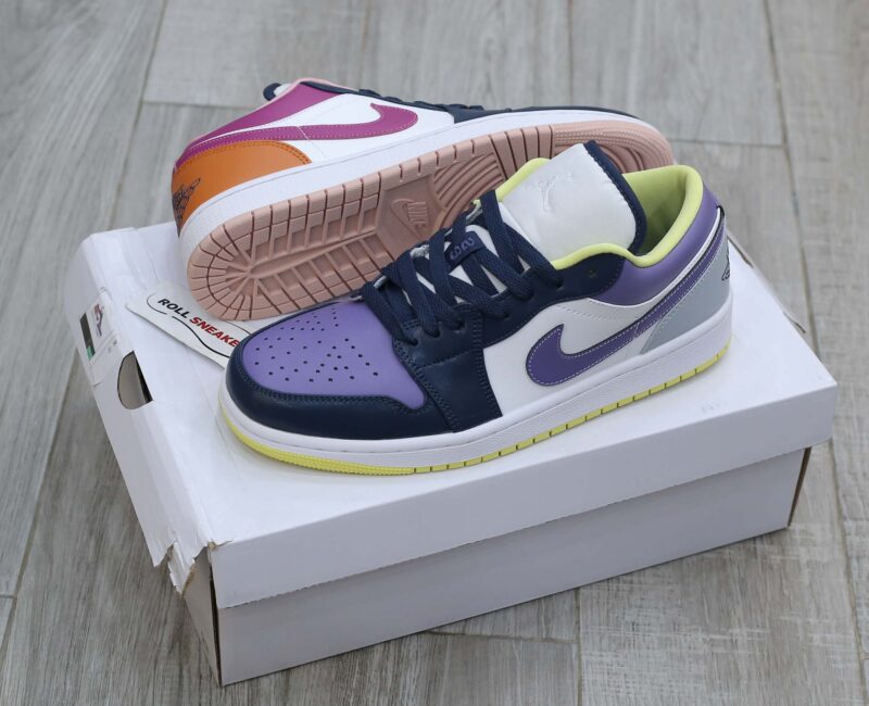 Giày Nike Air Jordan 1 Low ‘Mismatched Purple Magenta Best Quality