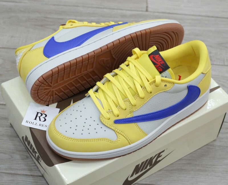 Giày Nike Air Jordan 1 Low OG SP Travis Scott Canary Best Quality