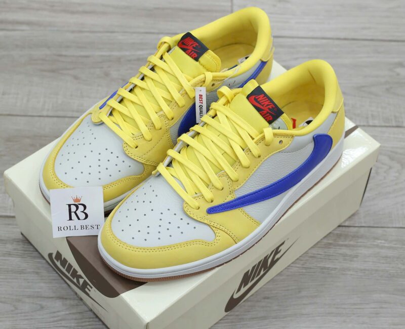 Giày Nike Air Jordan 1 Low OG SP Travis Scott Canary Best Quality
