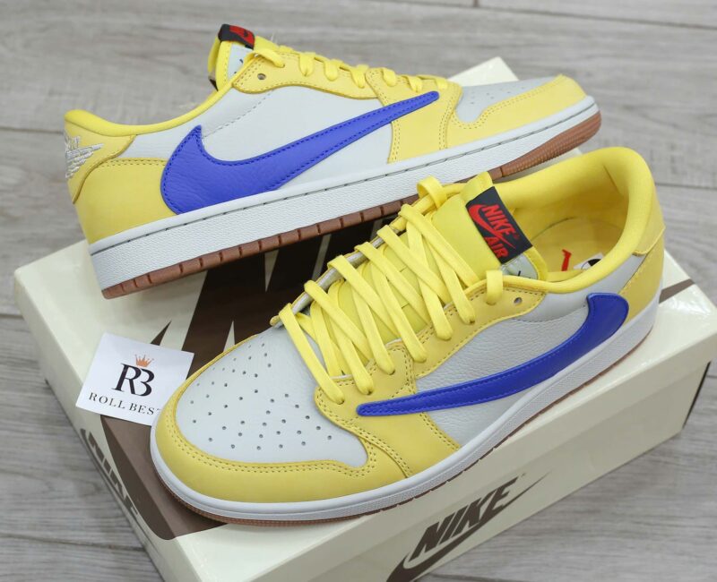 Giày Nike Air Jordan 1 Low OG SP Travis Scott Canary Best Quality