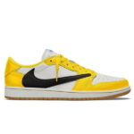 Giày Nike Air Jordan 1 Low OG SP Travis Scott Canary Black Swoosh Like Auth