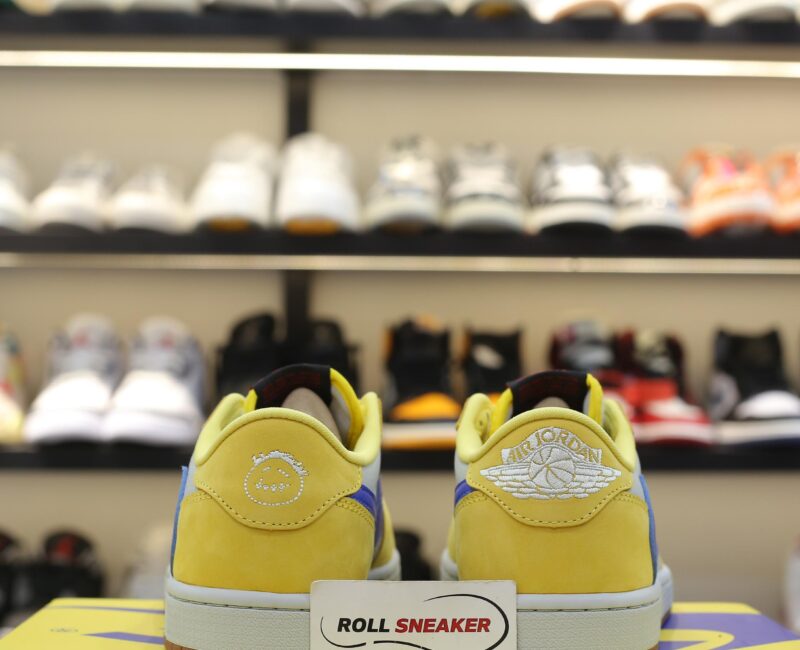 Giày Nike Air Jordan 1 Low OG SP Travis Scott Canary Like Auth