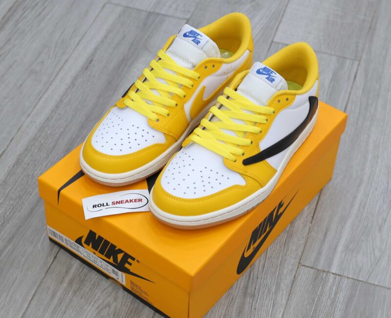 Giày Nike Air Jordan 1 Low OG SP Travis Scott Canary Like Auth