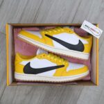 Giày Nike Air Jordan 1 Low OG SP Travis Scott Canary Like Auth