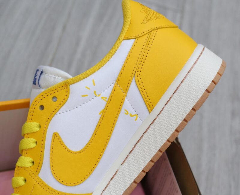 Giày Nike Air Jordan 1 Low OG SP Travis Scott Canary Like Auth