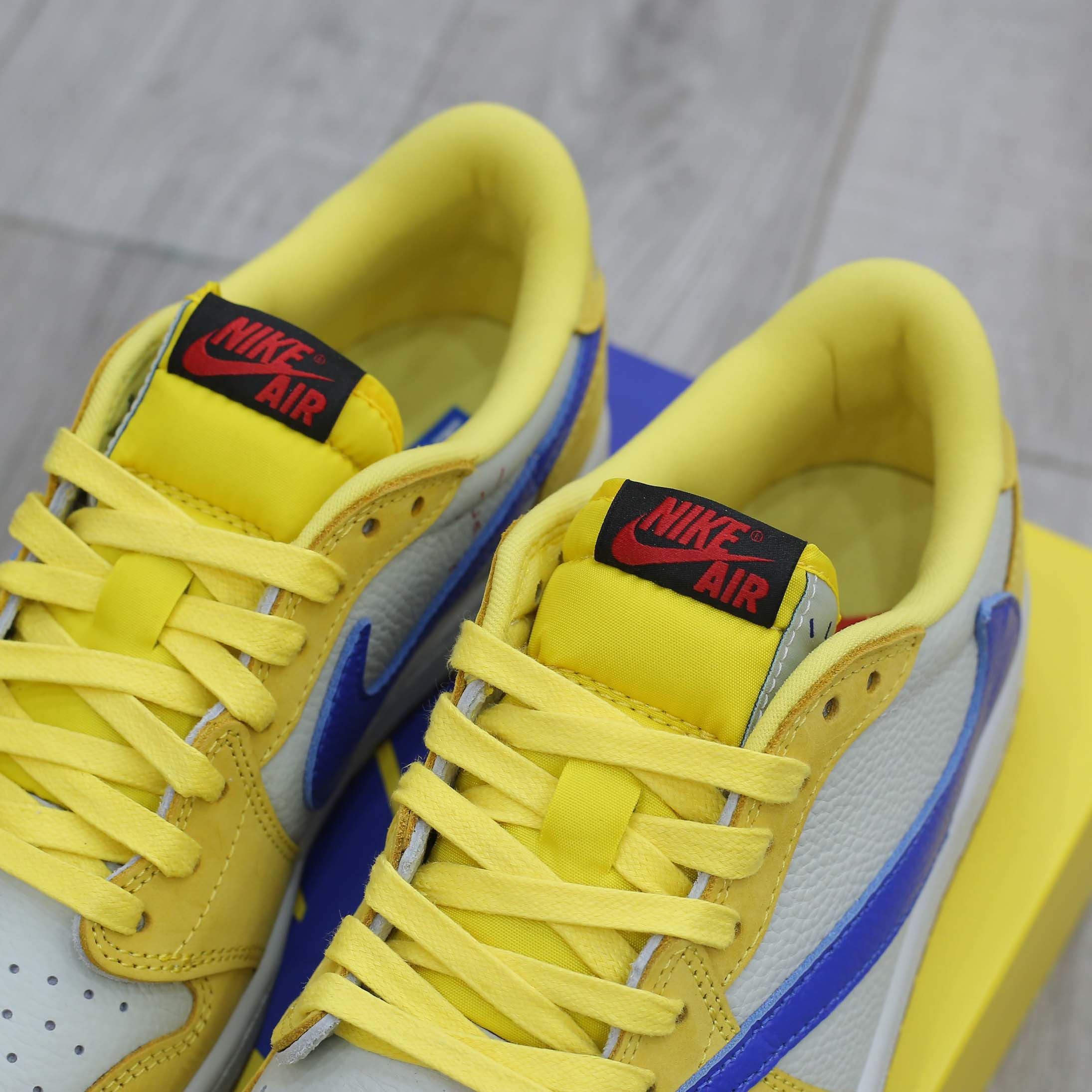 Giày Nike Air Jordan 1 Low OG SP Travis Scott Canary Like Auth