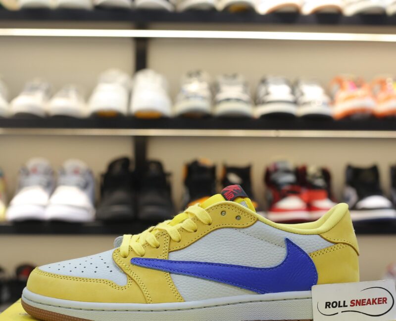 Giày Nike Air Jordan 1 Low OG SP Travis Scott Canary Like Auth