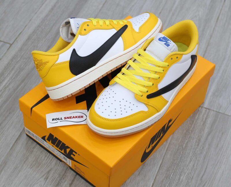 Giày Nike Air Jordan 1 Low OG SP Travis Scott Canary Like Auth