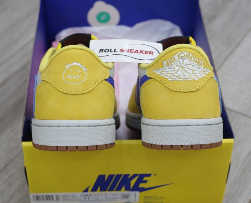 Giày Nike Air Jordan 1 Low OG SP Travis Scott Canary Like Auth