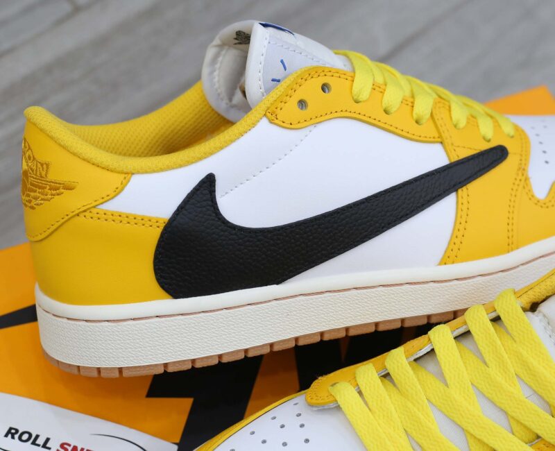 Giày Nike Air Jordan 1 Low OG SP Travis Scott Canary Like Auth