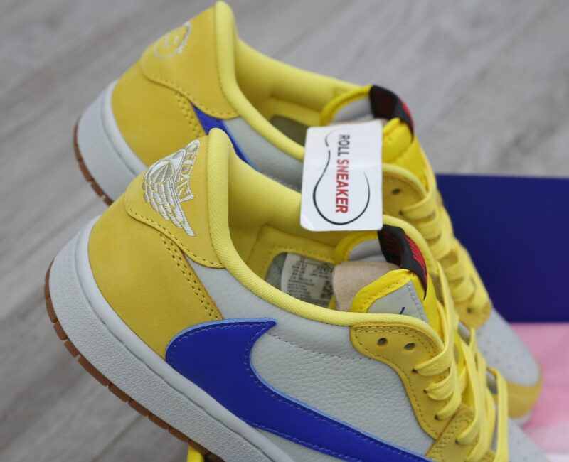 Giày Nike Air Jordan 1 Low OG SP Travis Scott Canary Like Auth