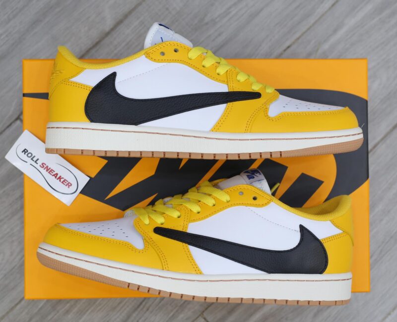 Giày Nike Air Jordan 1 Low OG SP Travis Scott Canary Like Auth