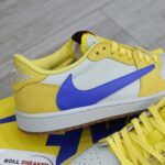 Giày Nike Air Jordan 1 Low OG SP Travis Scott Canary Like Auth