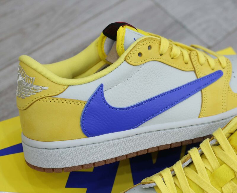 Giày Nike Air Jordan 1 Low OG SP Travis Scott Canary Like Auth