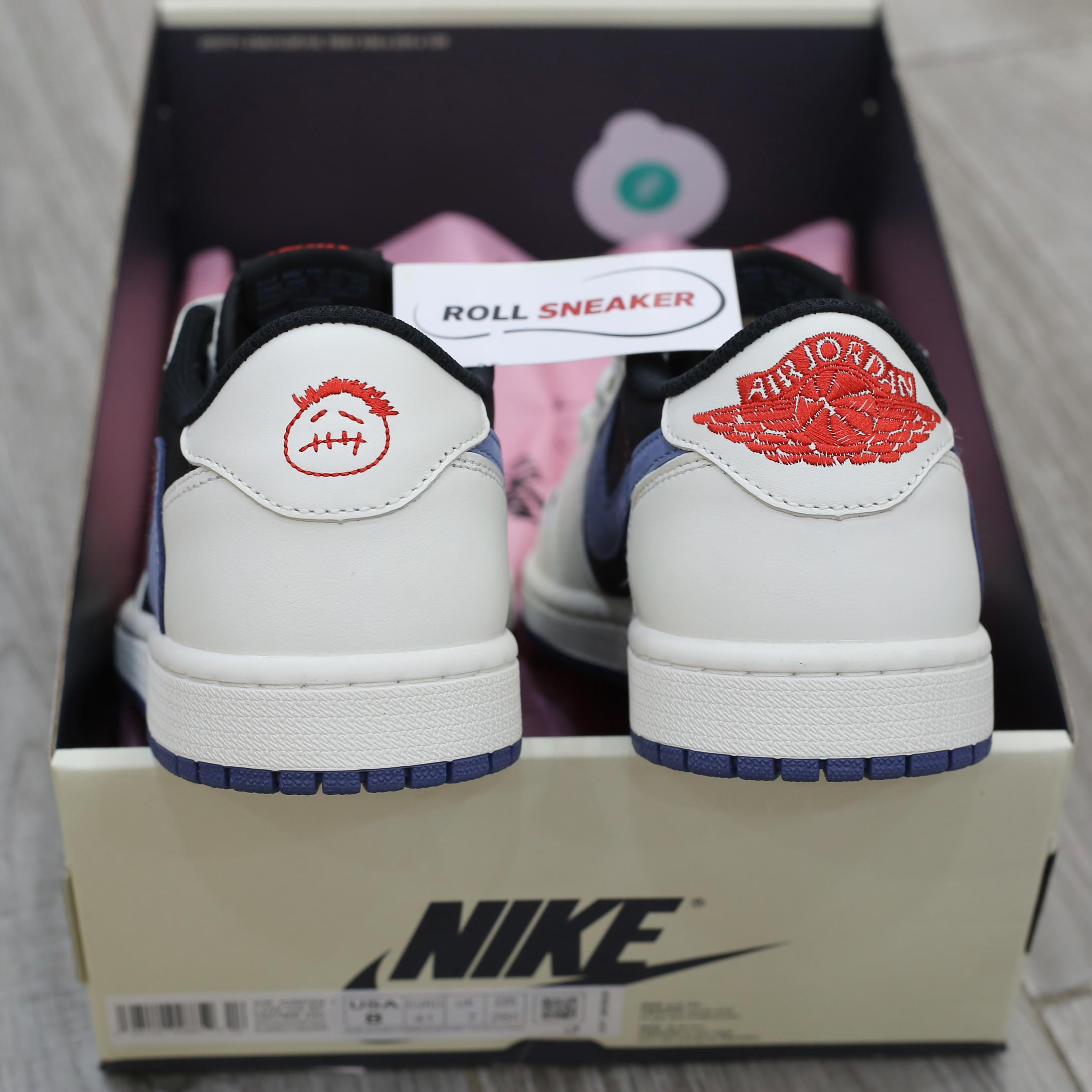 Giày Nike Air Jordan 1 Low Travis Scott ‘Navy’ Like Auth