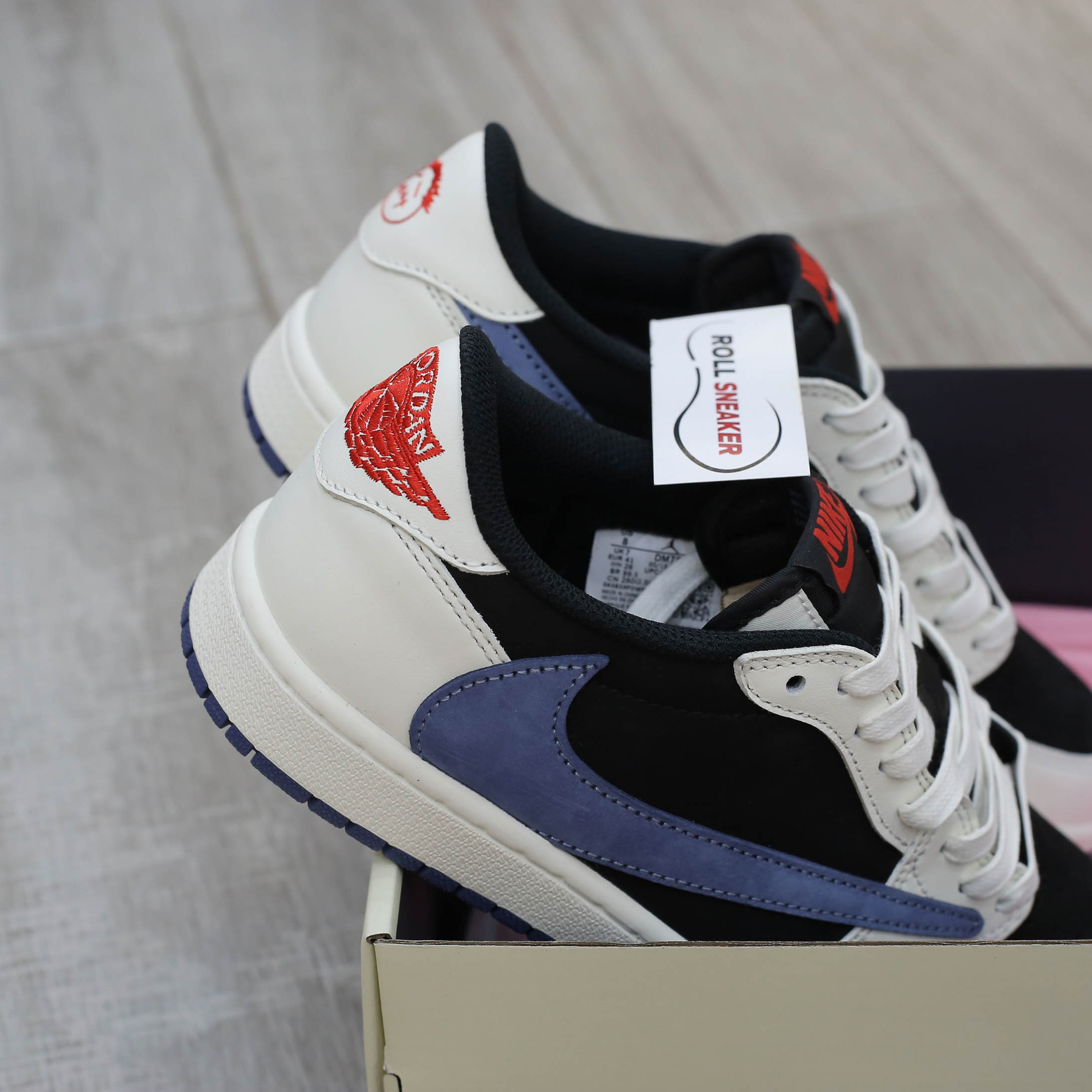 Giày Nike Air Jordan 1 Low Travis Scott ‘Navy’ Like Auth