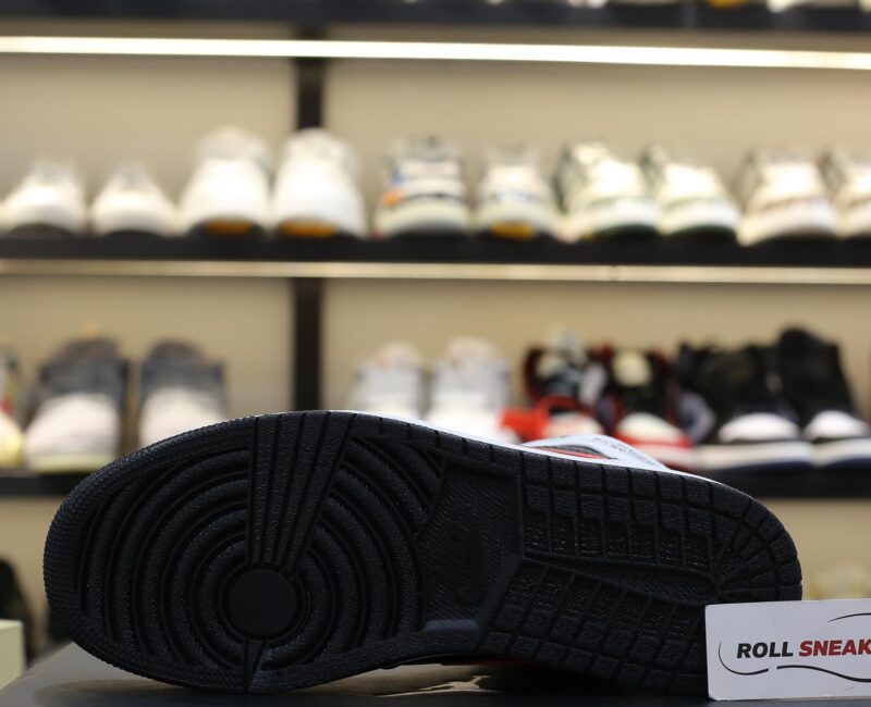 Giày Nike Air Jordan 1 Mid Black Chile Red White Best Quality