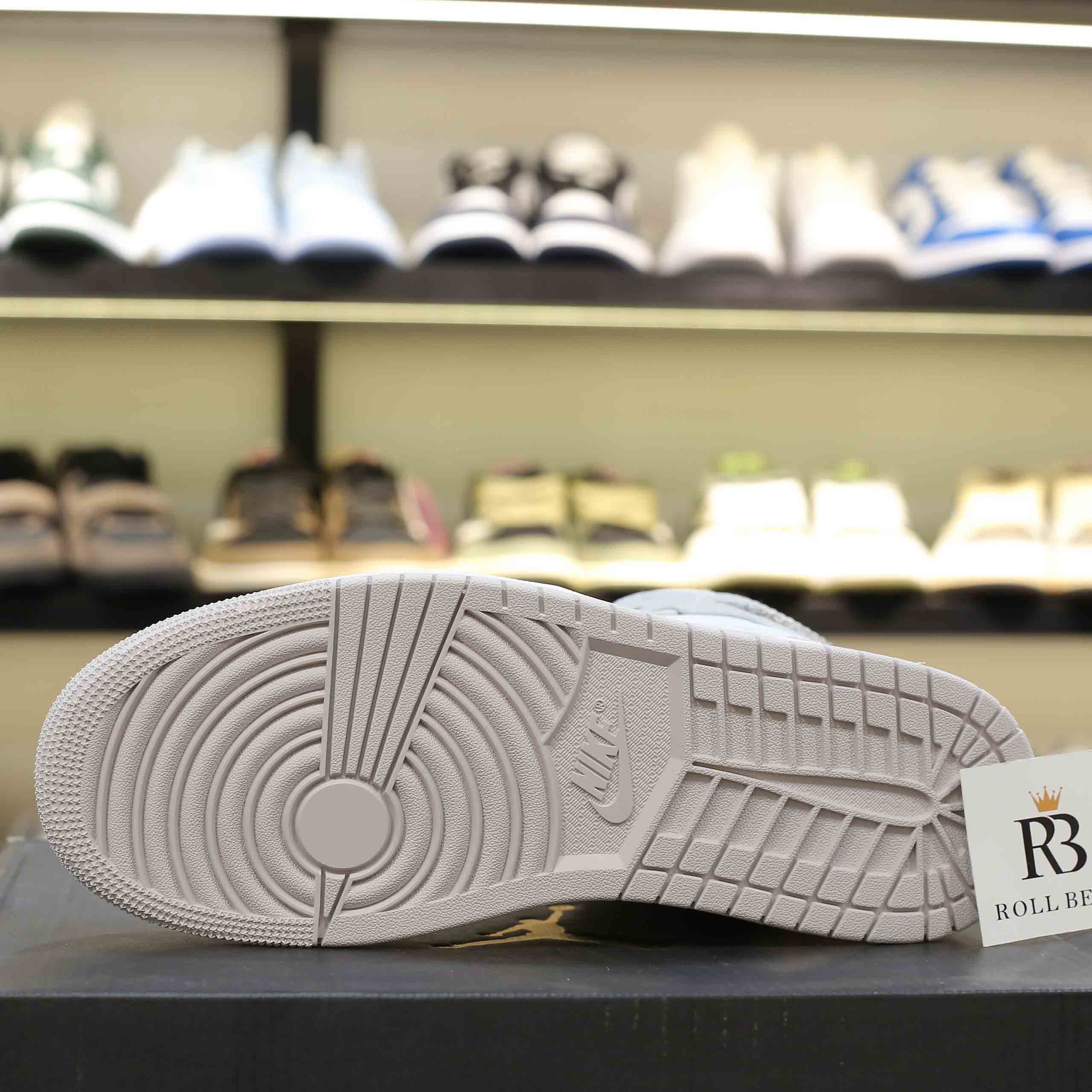 Giày Nike Air Jordan 1 Mid Grey Camo Best Quality