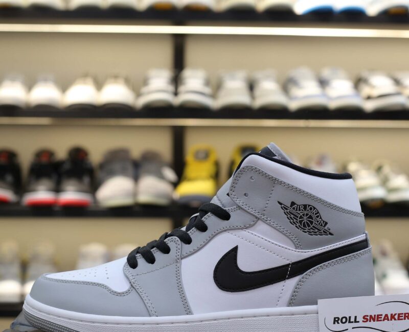 Giày Nike Air Jordan 1 Mid Light Smoke Grey Best Quality