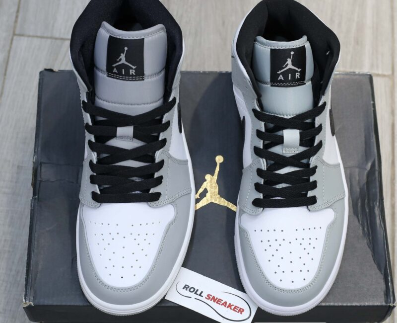 Giày Nike Air Jordan 1 Mid Light Smoke Grey Best Quality