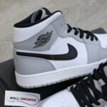 Giày Nike Air Jordan 1 Mid Light Smoke Grey Best Quality
