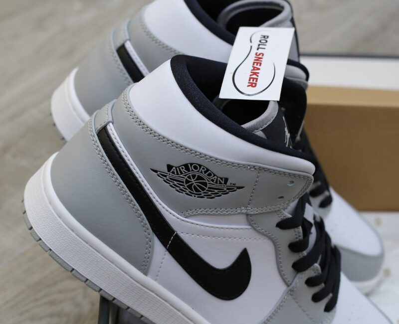 Giày Nike Air Jordan 1 Mid Light Smoke Grey Best Quality