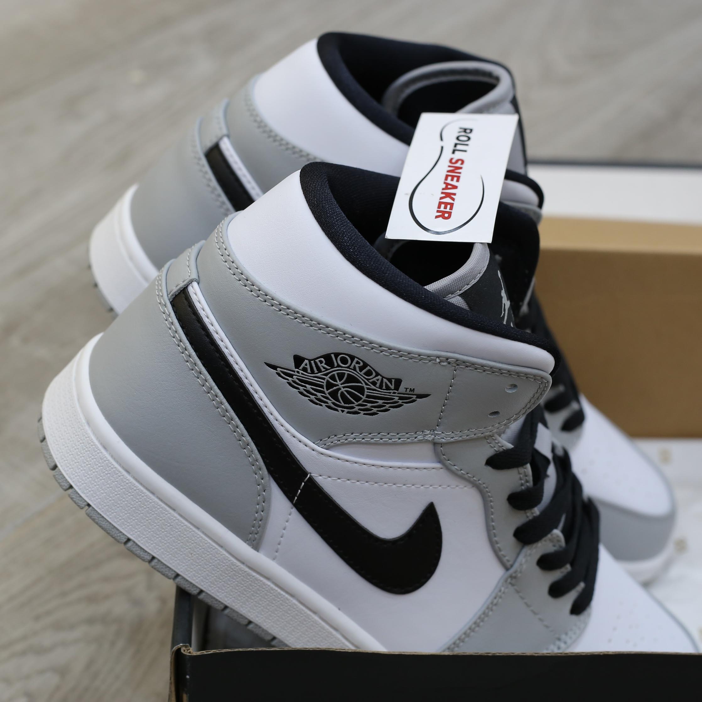 Giày Nike Air Jordan 1 Mid Light Smoke Grey Best Quality