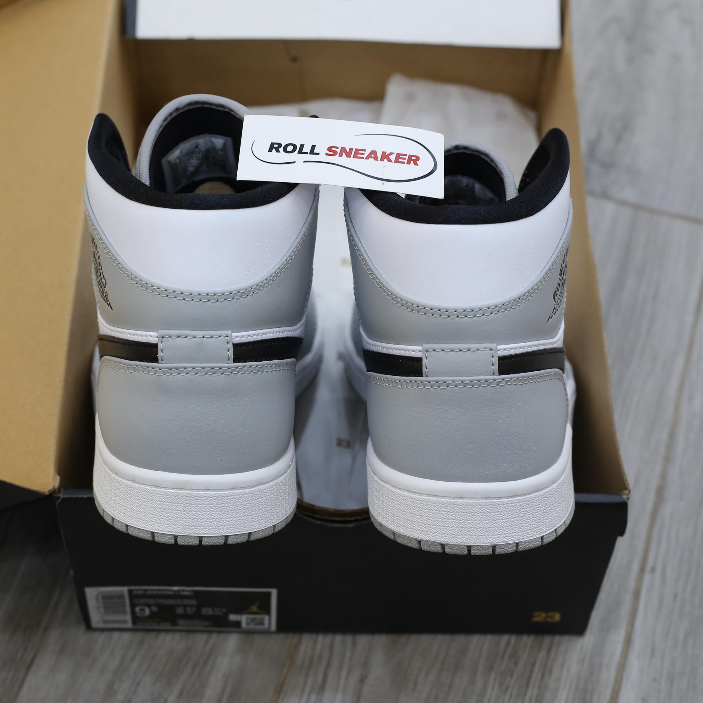 Giày Nike Air Jordan 1 Mid Light Smoke Grey Best Quality