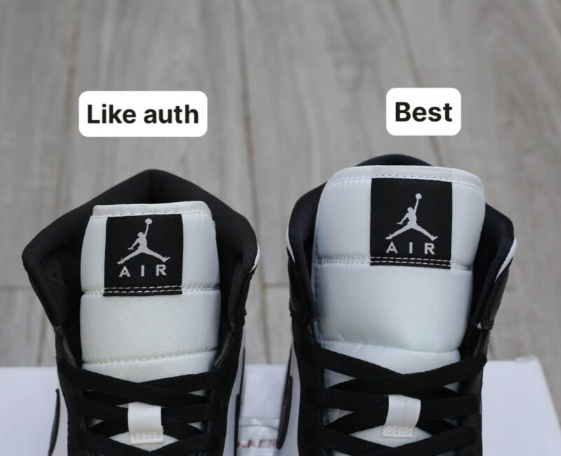 Giày Nike Air Jordan 1 Mid ‘Panda’ Best Quality So Sánh