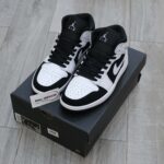 Giày Nike Air Jordan 1 Mid Tuxedo White Black Best Quality
