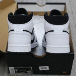 Giày Nike Air Jordan 1 Mid Tuxedo White Black Best Quality