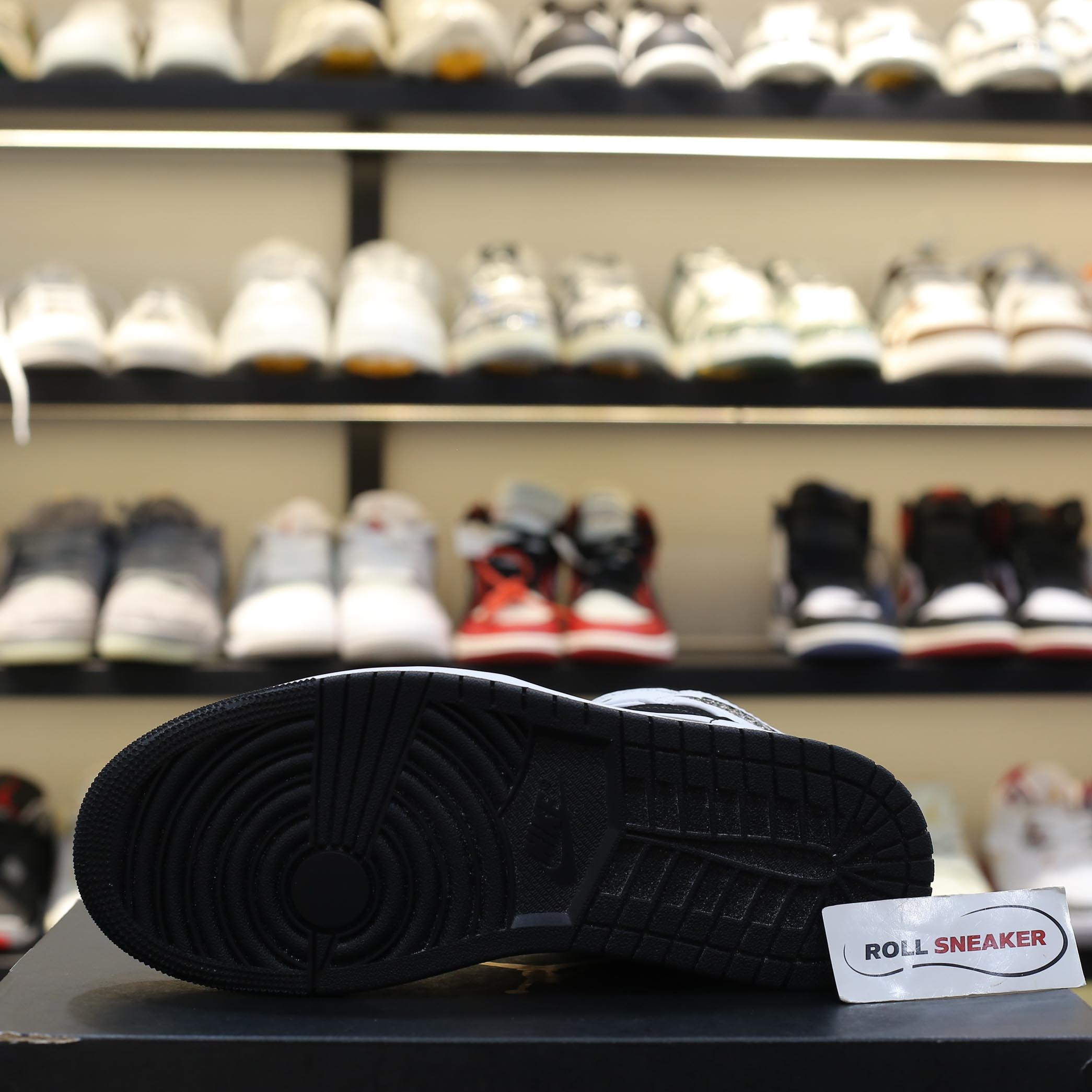 Giày Nike Air Jordan 1 Mid Tuxedo White Black Best Quality