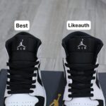 Giày Nike Air Jordan 1 Mid Tuxedo White Black Best Quality