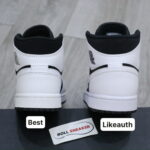 Giày Nike Air Jordan 1 Mid Tuxedo White Black Best Quality