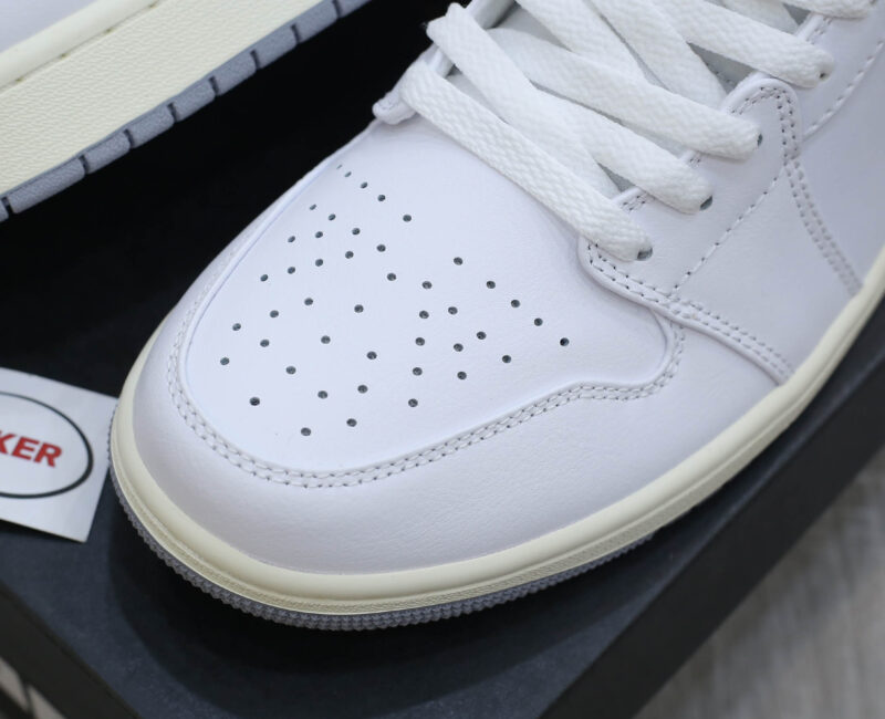 Giày Nike Air Jordan 1 ‘Mid White Stealth’ Best Quality