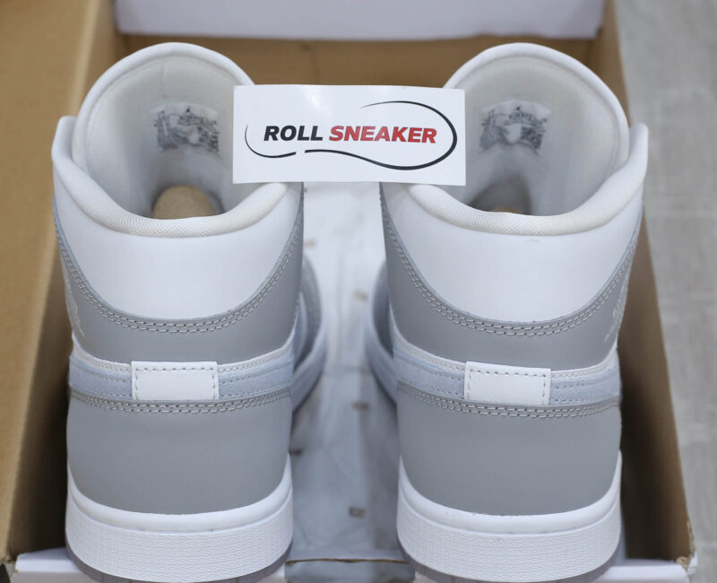 Giày Nike Air Jordan 1 Mid Wolf Grey Aluminum Best Quality