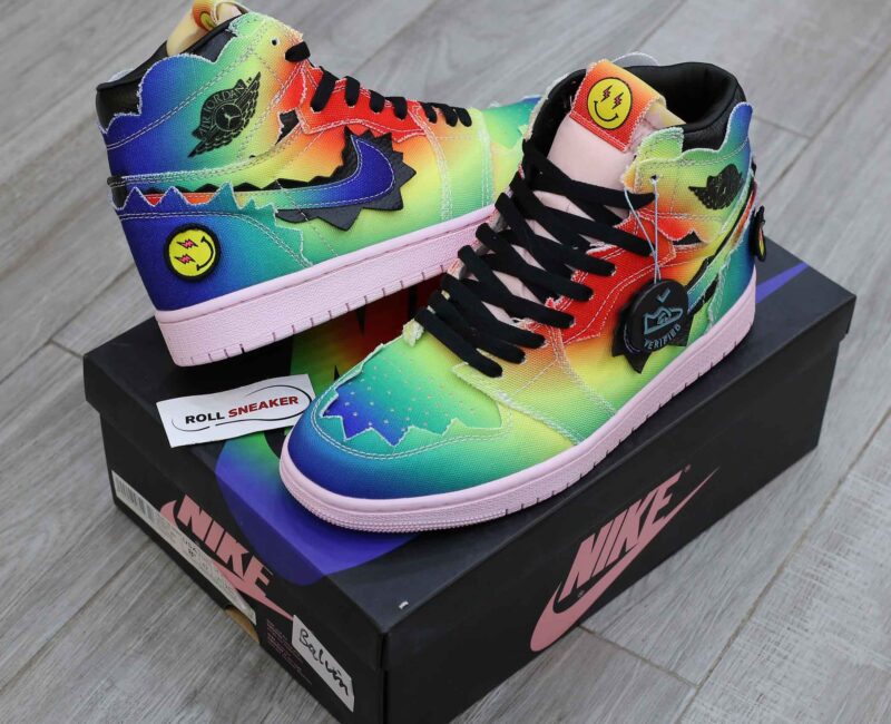 Giày Nike air Jordan 1 Retro High J Balvin Like Auth