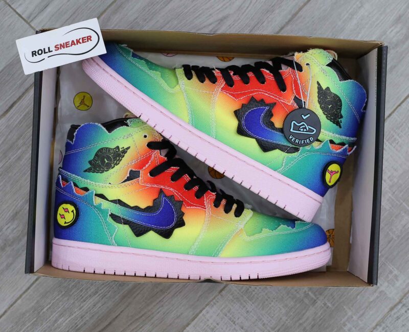 Giày Nike air Jordan 1 Retro High J Balvin Like Auth