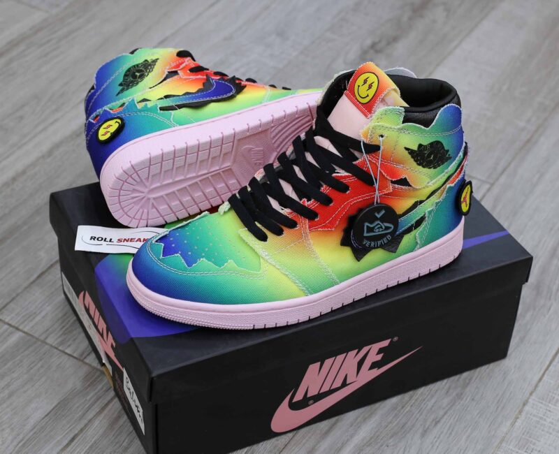 Giày Nike air Jordan 1 Retro High J Balvin Like Auth