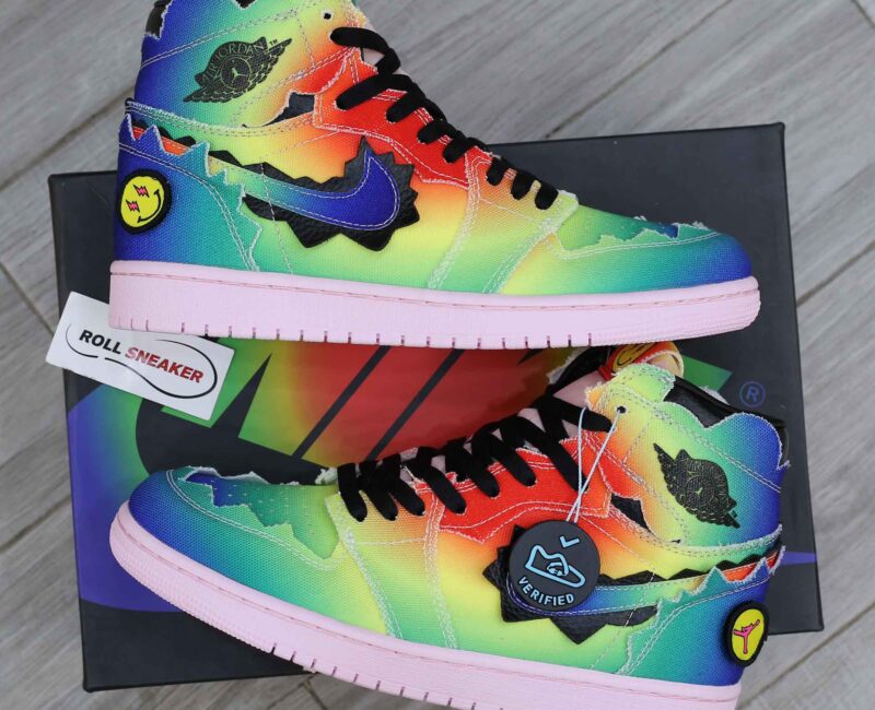 Giày Nike air Jordan 1 Retro High J Balvin Like Auth